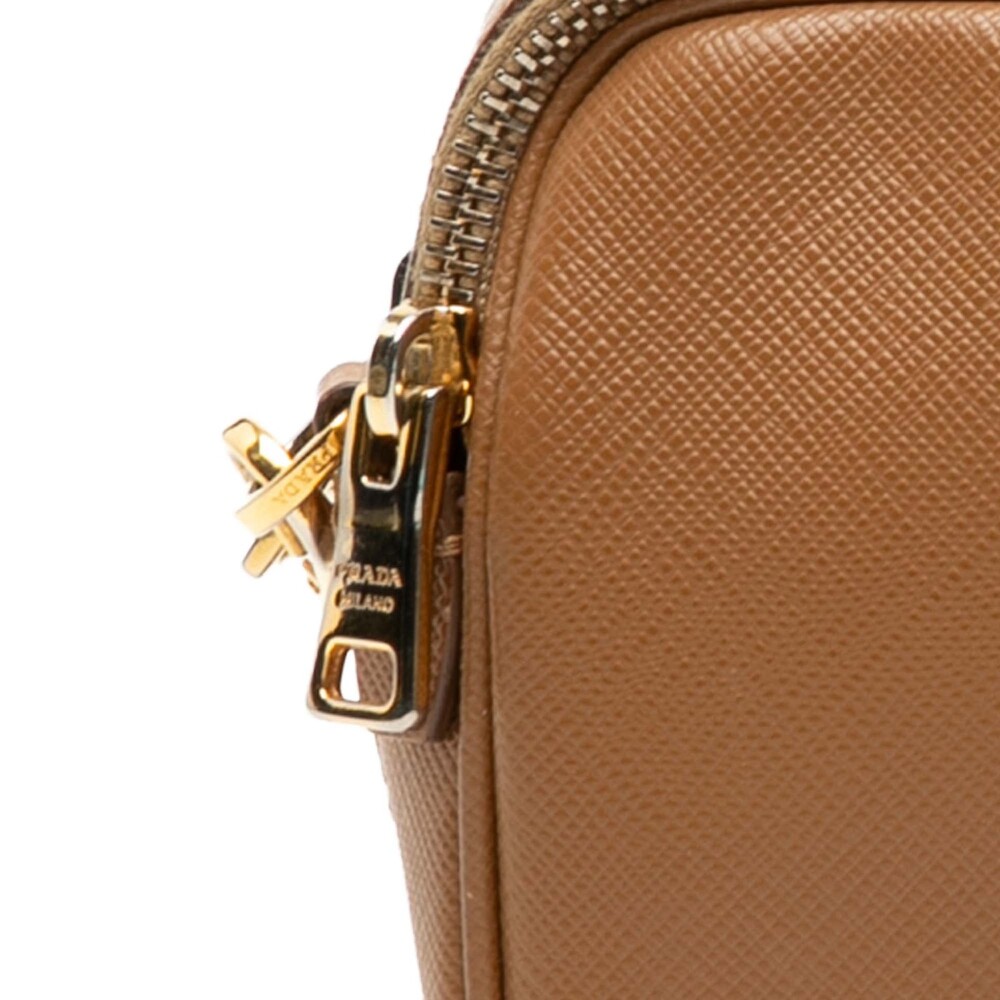 Prada Mini Saffiano Double Zip #271038P65B - Picture 7 of 8